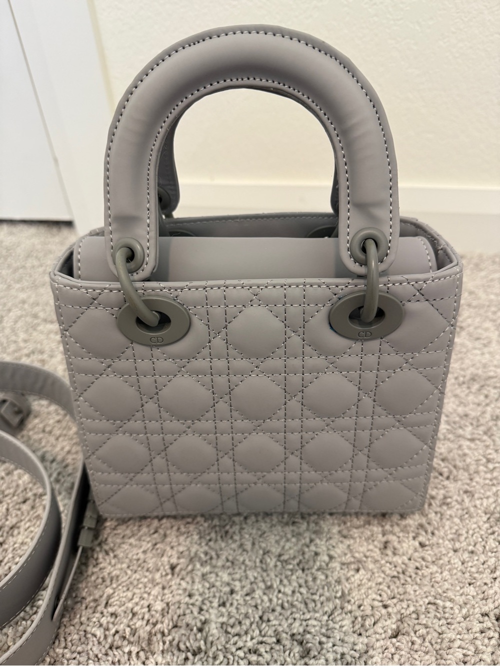 Inspired - Grey Mini Lady D tote